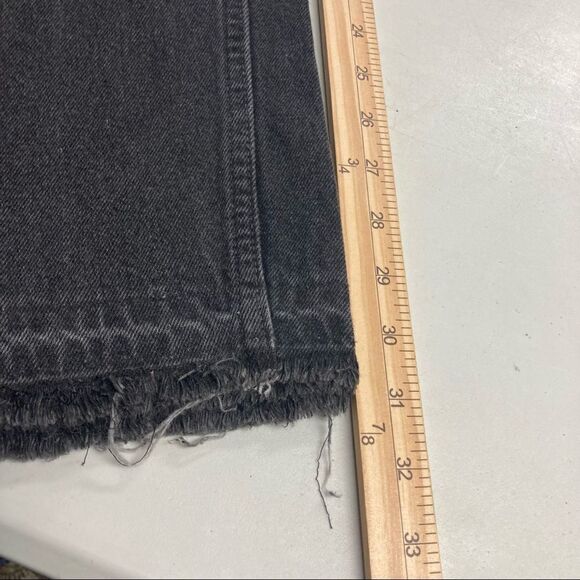 LEVI STRAUSS‎ Vintage 550 women’s Black ( faded) Jeans Size 13 Juniors - Picture 4 of 10